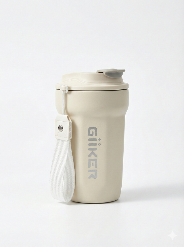 GiiKER Beige Travel Mug