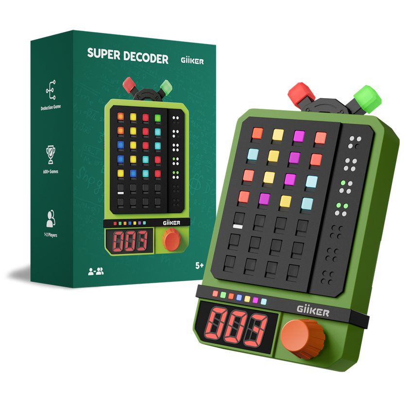 GiiKER Super Decoder – Code-Breaking Puzzle Travel Game