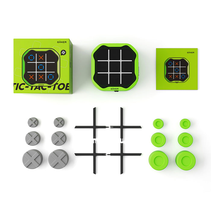 GiiKER Tic Tac Toe Bolt – 4-in-1 Party & Travel Game